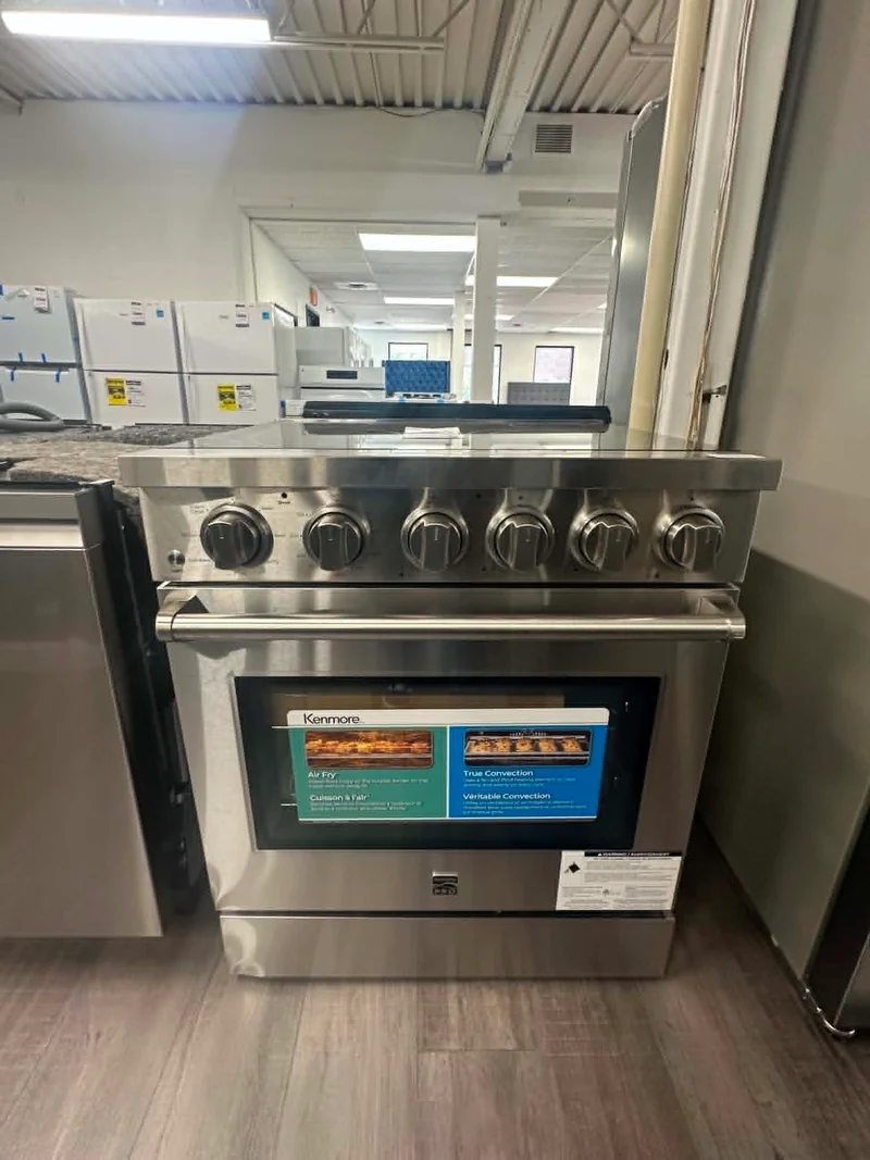 Kenmore Pro 30'' 5.0 pi.cu Cuisinière encastrable Inox - KKPROERFC30X5 - Boîte ouverte