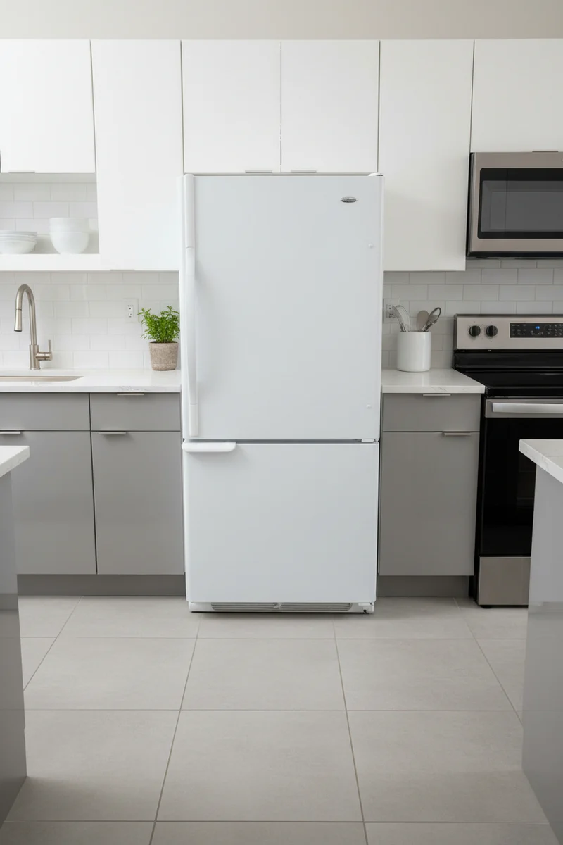 Amana 30'' Réfrigérateur Congélateur Inférieur - Blanc - Reconditionné