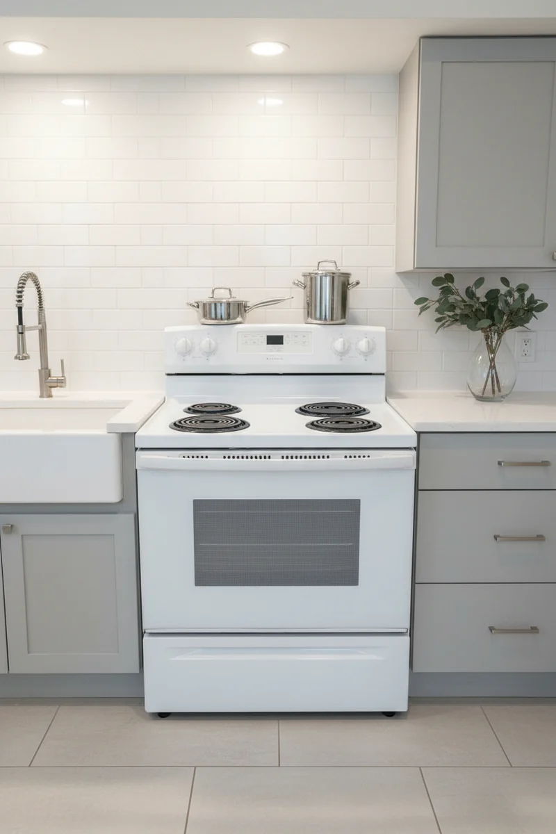 Amana 30'' Cuisinière Serpentin- Blanc - Reconditionné