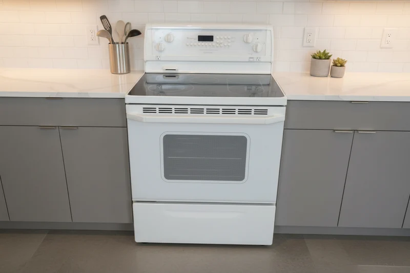 Whirlpool 30'' Cuisinière Vitrocéramique - Amande - Reconditionnée