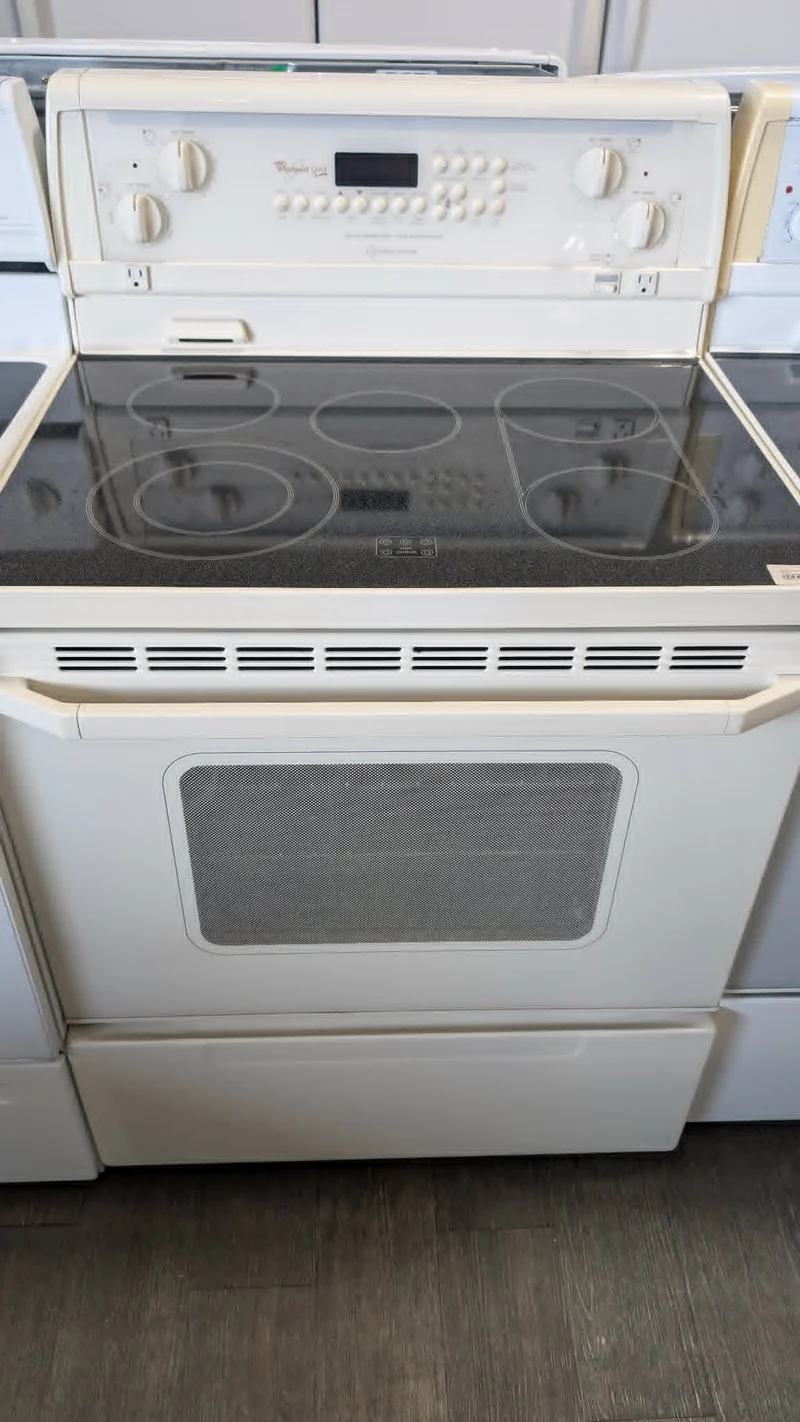 Whirlpool 30'' Cuisinière Vitrocéramique - Amande - Reconditionnée