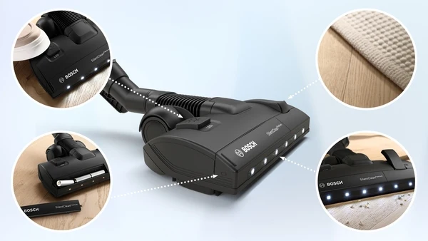 Série 6, Aspirateur avec sac, ProSilence, Blanc BOSCH BGB6SIL0L
