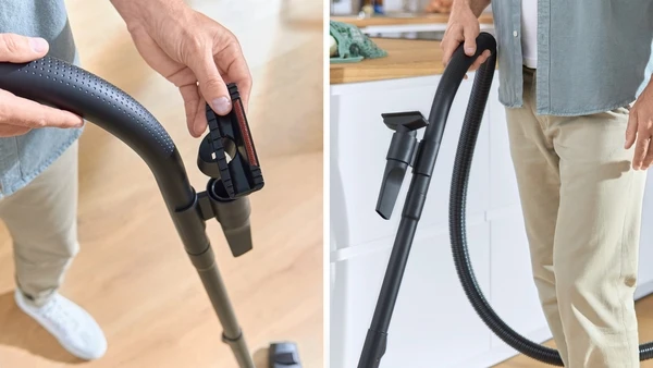 Série 4, Aspirateur avec sac, Noir BOSCH BGB38BA1
