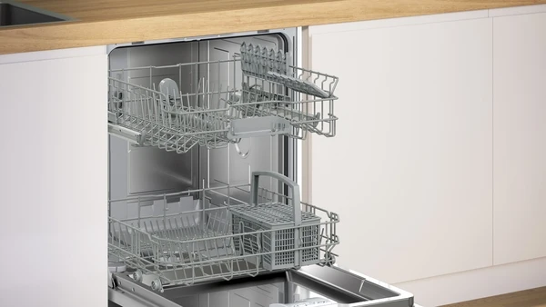 Série 2, Lave-vaisselle sous plan, 60 cm, Acier brossé anti-traces BOSCH SMU2ITI68E