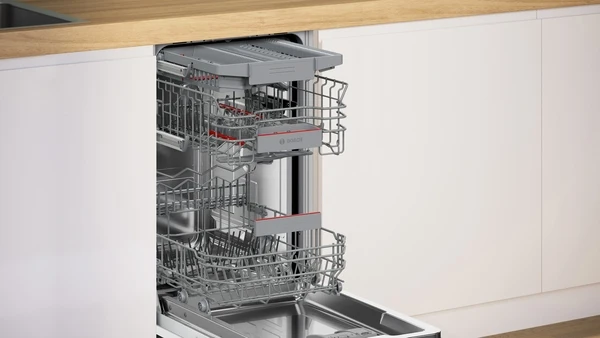 Série 4, Lave-vaisselle encastrable avec bandeau, 45 cm, Acier brossé BOSCH SPI4HMS13E
