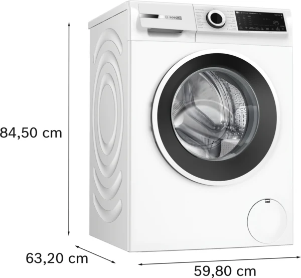 Série 6, Machine à laver hublot, 9 kg, max. 1400 tr/min BOSCH WGJ24407FR