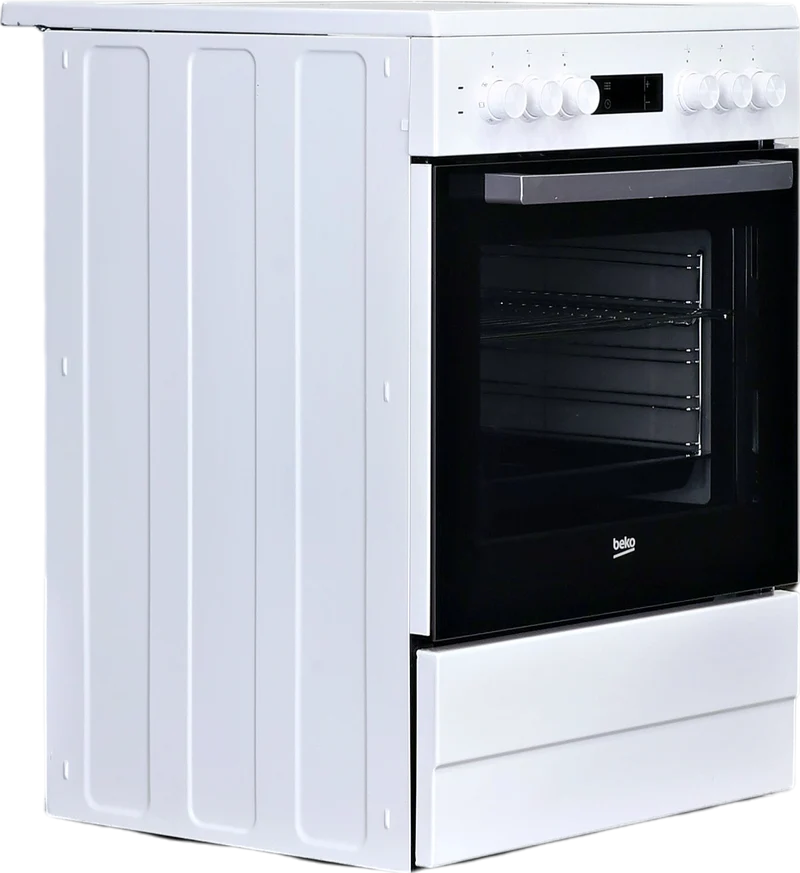 Cuisinière Vitrocéramique 72 L Reconditionné BEKO FSE67300WCS