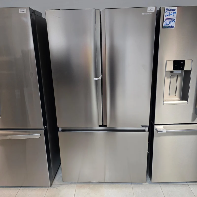 Hisense 36 po 26.6 pi cu. Réfrigérateur - Inox - RF27A3FSE - Boîte ouverte