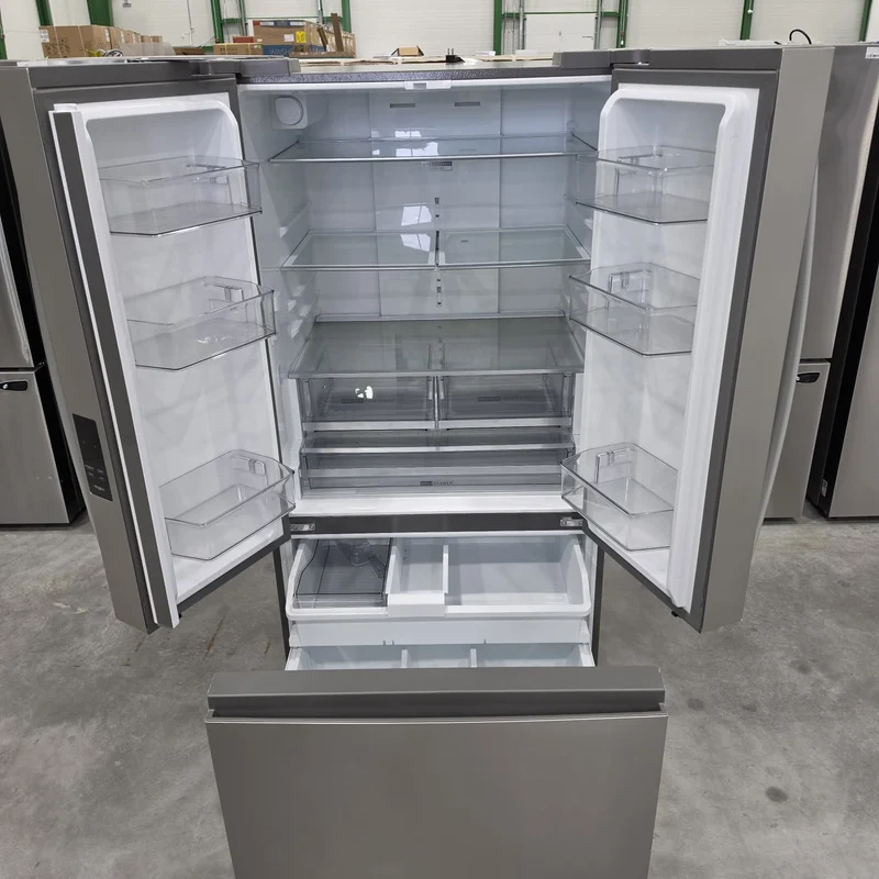 Whirlpool 36" 31 pi.cu - Réfrigérateur à portes françaises - Inox - WRFF3336SZ - Boîte ouverte