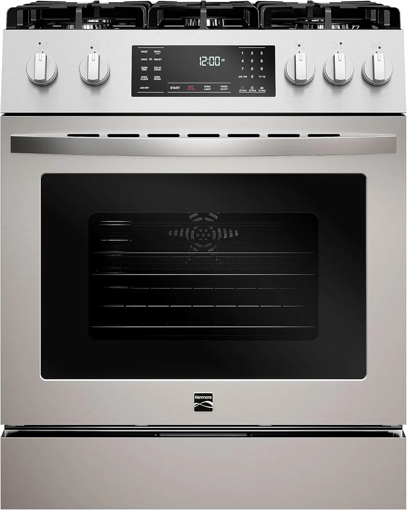 Kenmore 30'' 4.8 pi.cu Cuisinière à gaz encastrable Inox - KM2275293 - Boîte ouverte