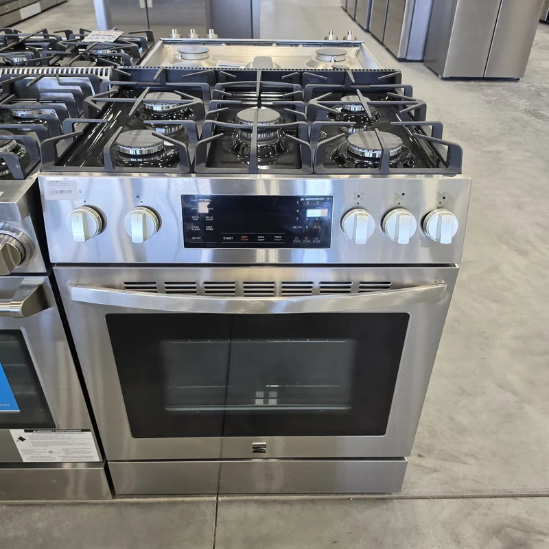 Kenmore 30'' 4.8 pi.cu Cuisinière à gaz encastrable Inox - KM2275293 - Boîte ouverte