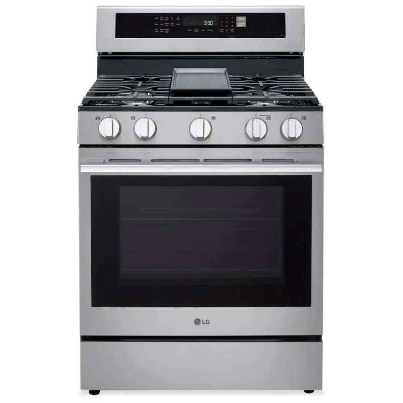 LG 30''6.3 cu. ft. LRGN6323Y - Cuisinière à Gaz - Inox - LRGN6325X-Boîte Ouverte