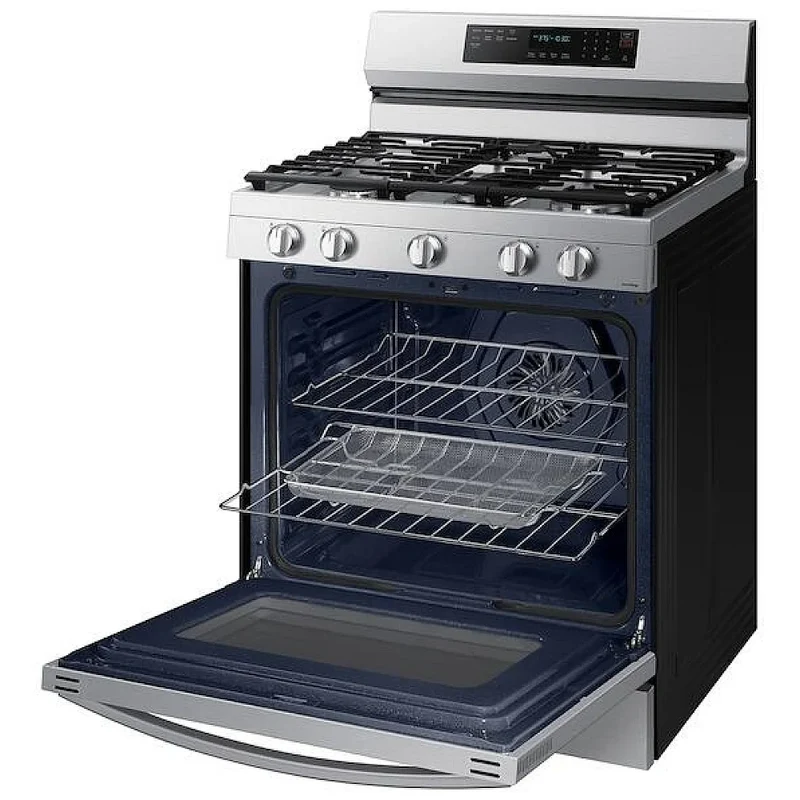 Samsung 30" 6 pi.cu. Cuisinière à gaz - intelligente - inox - NX60A6511SS - Boîte ouverte