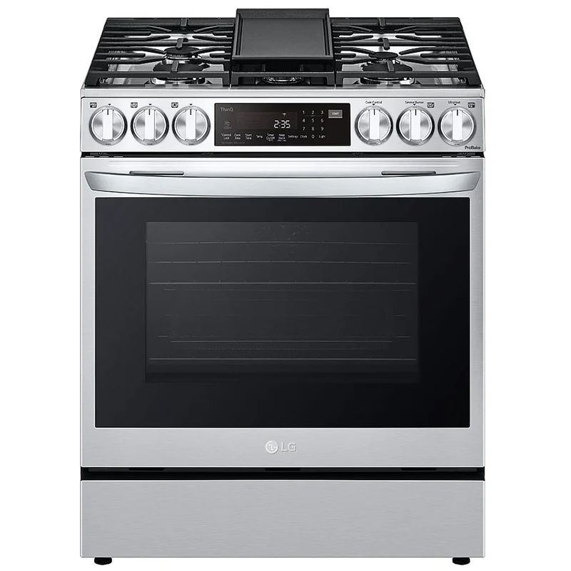 LG 30''6.3 cu.ft. LSGL63335F - Cuisinière à Gaz - Inox - Energy star- Boîte Ouverte