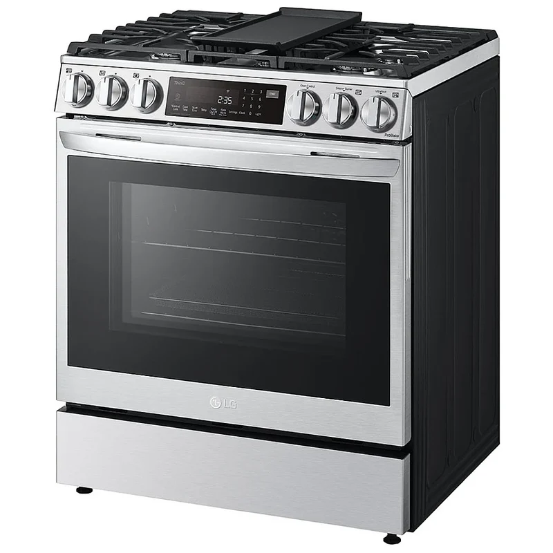 LG 30''6.3 cu.ft. LSGL63335F - Cuisinière à Gaz - Inox - Energy star- Boîte Ouverte