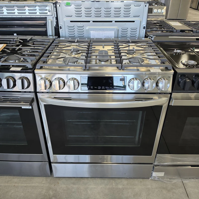 LG 30''6.3 cu.ft. LSGL63335F - Cuisinière à Gaz - Inox - Energy star- Boîte Ouverte