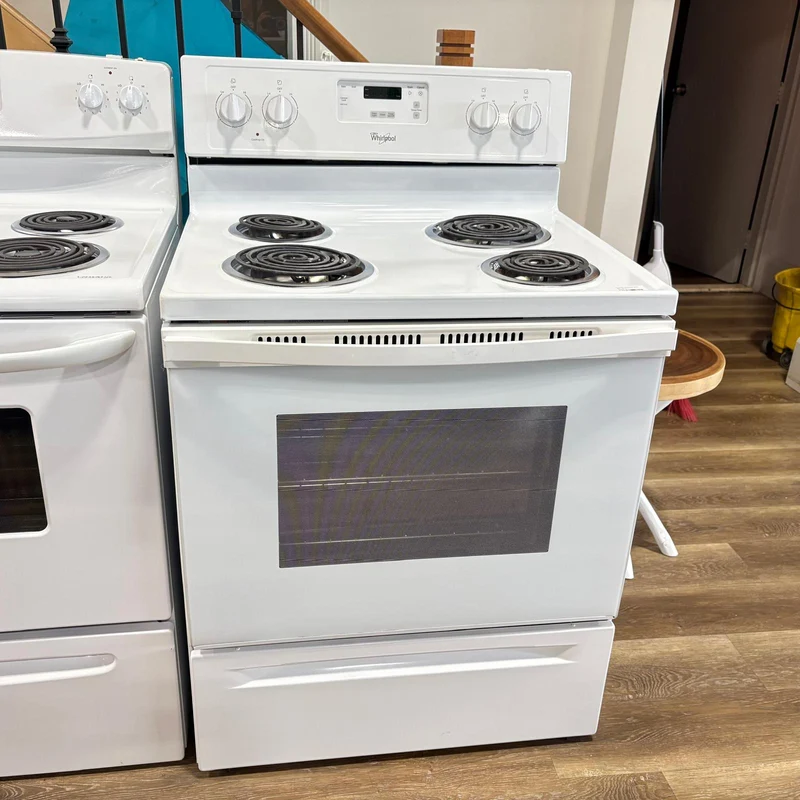 Whirlpool 30'' Cuisinière Serpentin- Blanc - Reconditionné