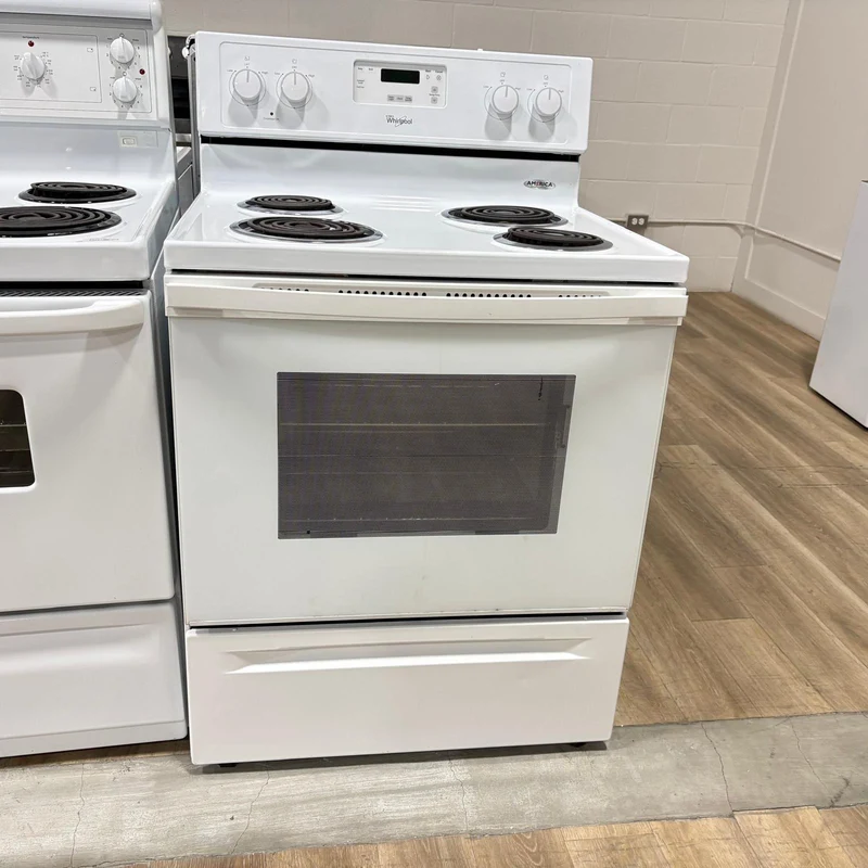 Whirlpool 30'' Cuisinière Serpentin- Blanc - Reconditionné