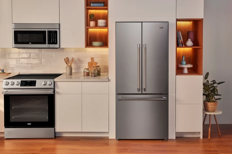 beko 30'' 18 pi cu Réfrigérateur - HarvestFreshTM - Inox - BFFD30216SSIM - NEUF