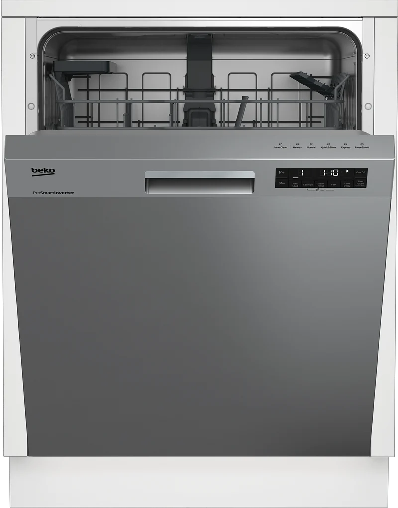 beko 24'' 48 dBA Lave-Vaiselle - 14 couverts - EnergyStar - Inox - DUT25401XHW - NEUF