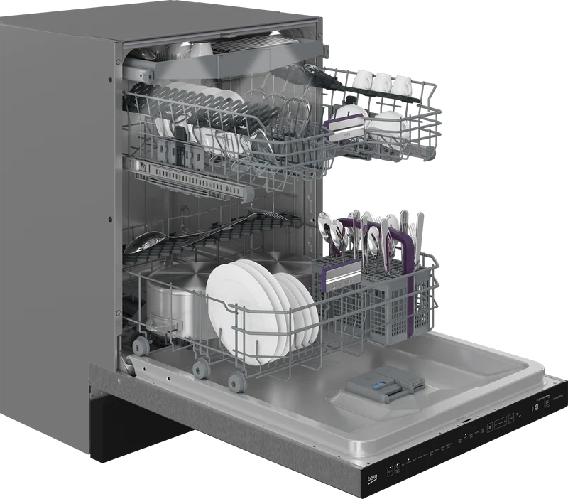 beko 24'' 45 dBA Lave-Vaiselle - 16 Couverts - EnergyStar - Inox- DDT38532XIH - NEUF