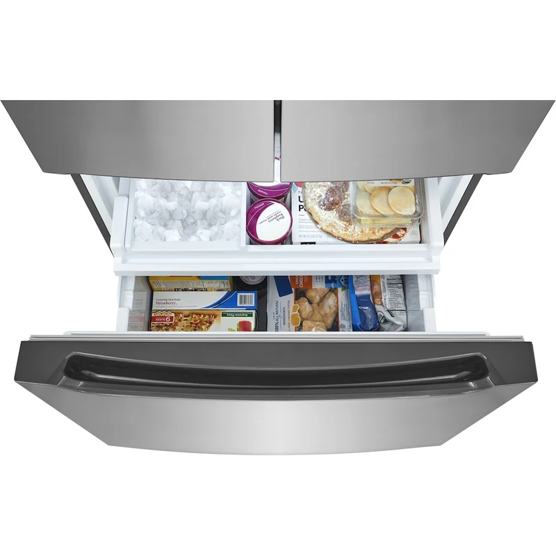 Frigidaire 33'' 20 pi.cu - Réfrigérateur Profondeur comptoir - Distributeur d’eau et de glaçons - Inox - FRFG2033AV - Boîte Ouverte