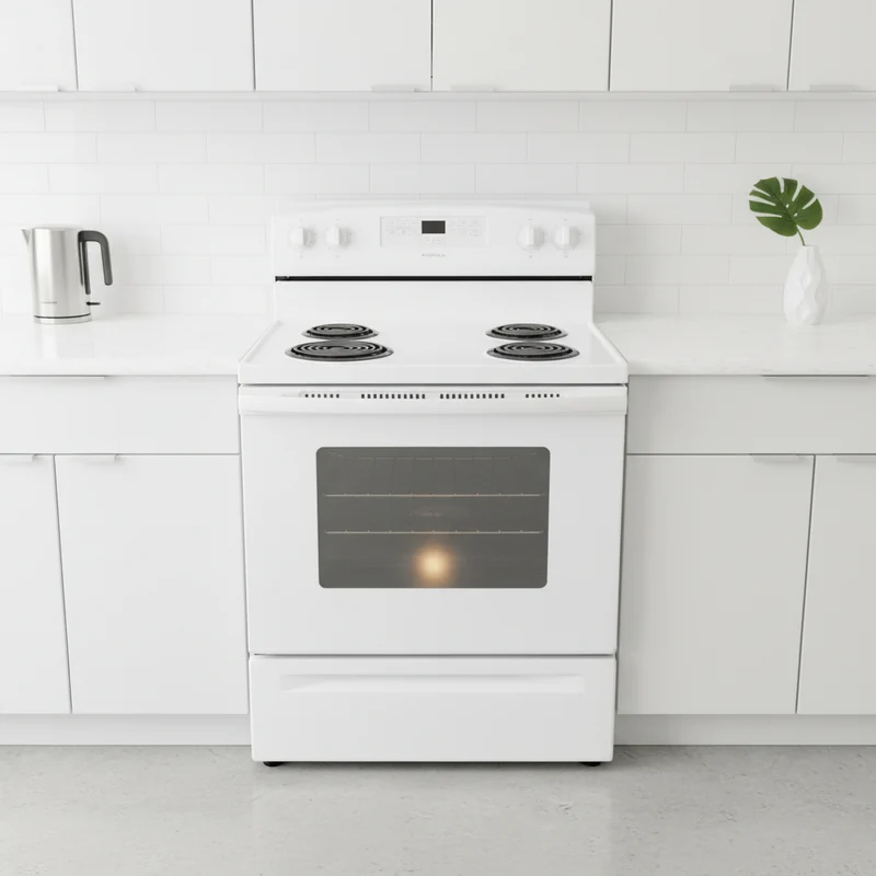 Amana 30'' Cuisinière Serpentin- Blanc- Reconditionnée