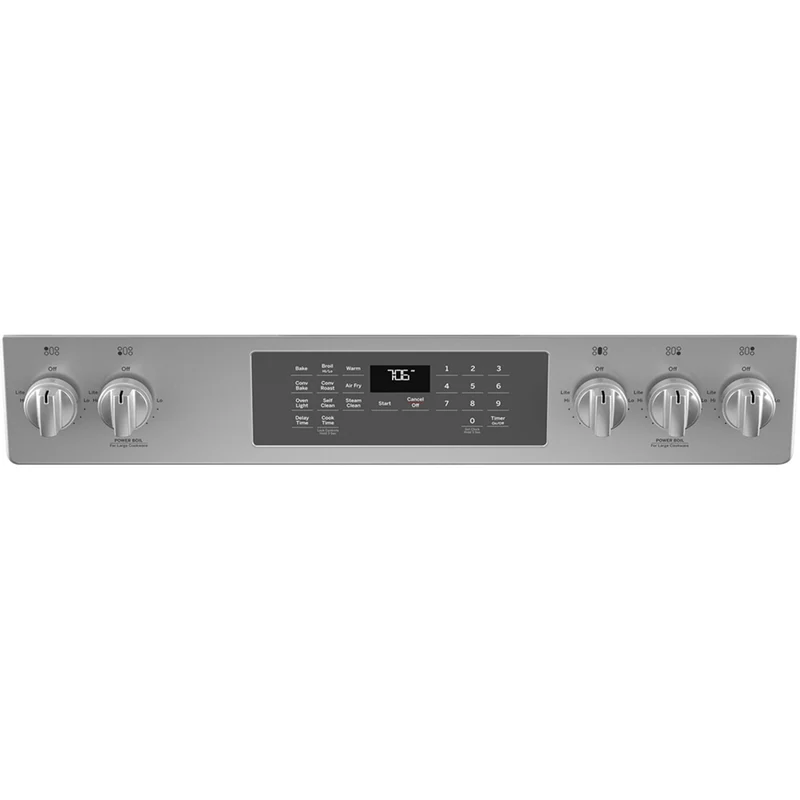 GE 30'' 5.6 pi cu Cuisinière à gaz encastrée - four à convection autonettoyant - acier inoxydable - JCGS760SPSS - boîte ouverte