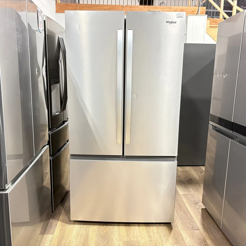 Whirlpool 36'' 31 pi cu Réfrigérateur à portes françaises avec machine à glaçons - inox - WRFF3136SZ - boîte ouverte
