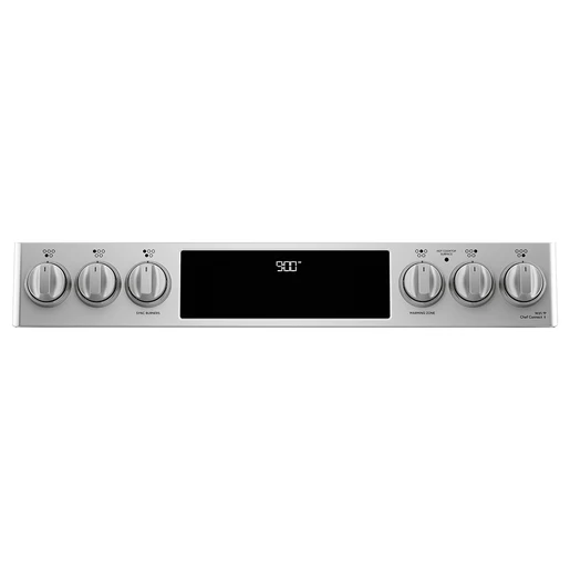 Café 30'' 5.7 pc Cuisinière Induction - Friture à air - Tiroir Chauffant - Convection Véritable - Inox - CCHPS900P2MSI - Boîte Ouverte