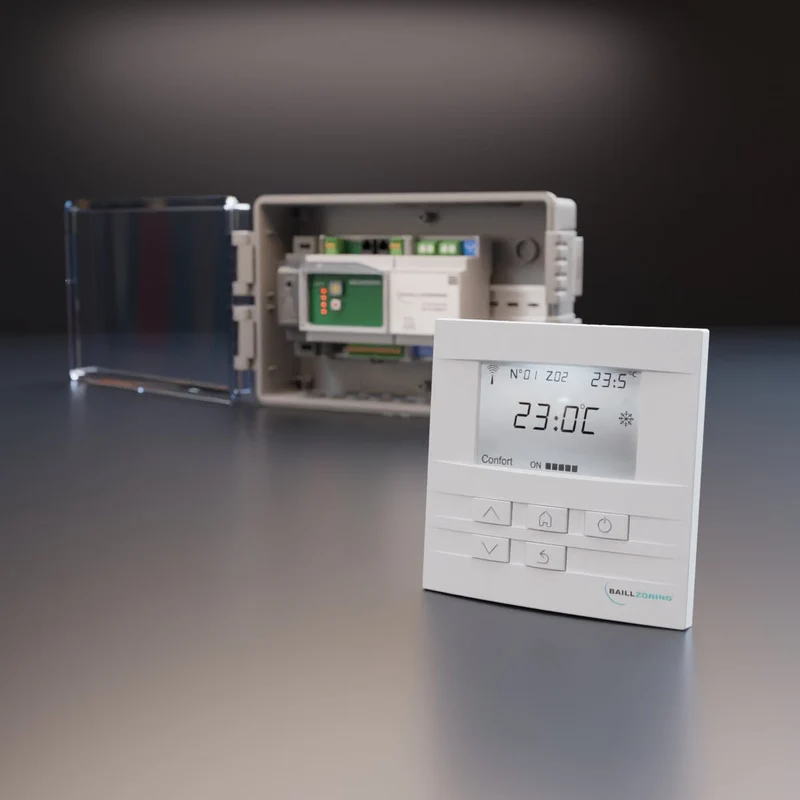 Kit de régulation BAILLZONING à 7 zones thermostats Blancs