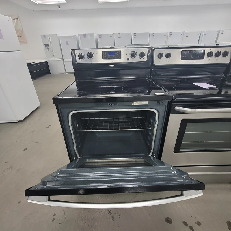 Whirlpool 30'' Cuisinière - Vitrocéramique - Inox - Reconditionné