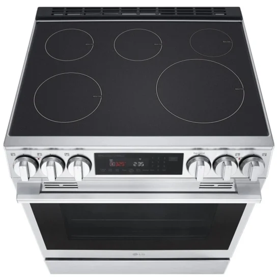 LG 30'' 6.3 pi cu Cuisinière Induction encastrable - inox - LSIL6336XE - Boîte Ouverte