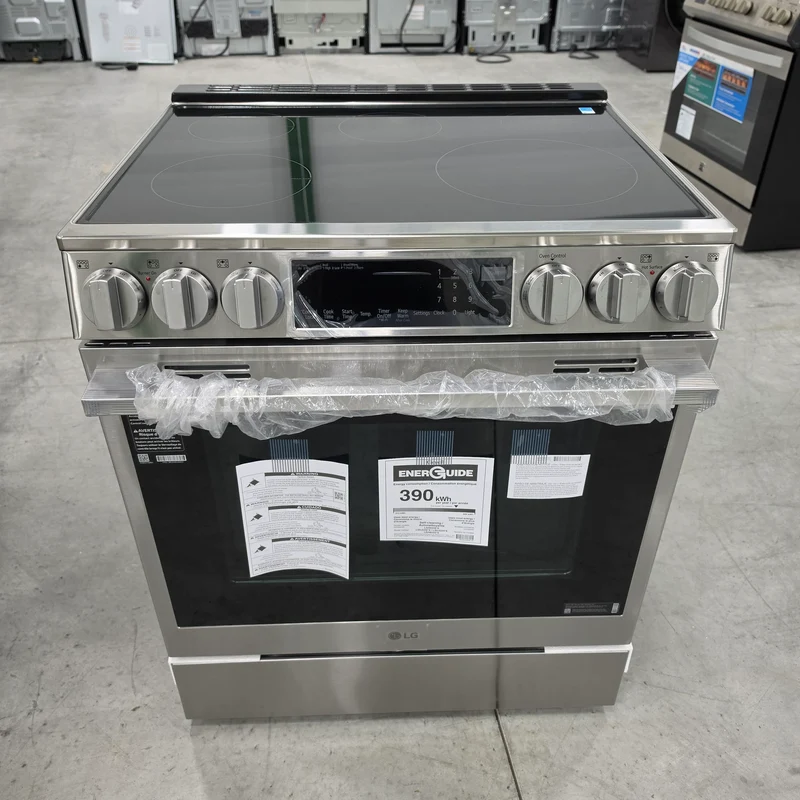 LG 30'' 6.3 pi cu Cuisinière Induction encastrable - inox - LSIL6336XE - Boîte Ouverte