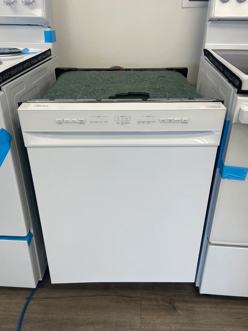 Midea 24" - Lave-vaisselle à cuve hybride - 52DB - Blanc - MDF24P1BWW -Boîte ouverte