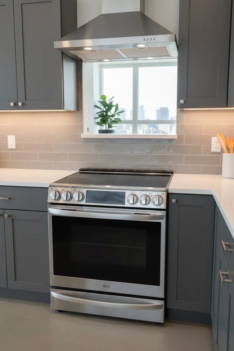 LG 30" Cuisinière encastrable- inox - reconditionnée