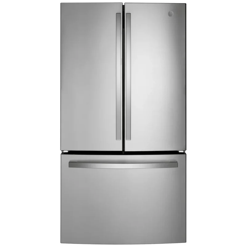 GE 36'' 22 pi cu. réfrigérateur à portes françaises - Inox - GWE22JYMFS - Boîte ouverte