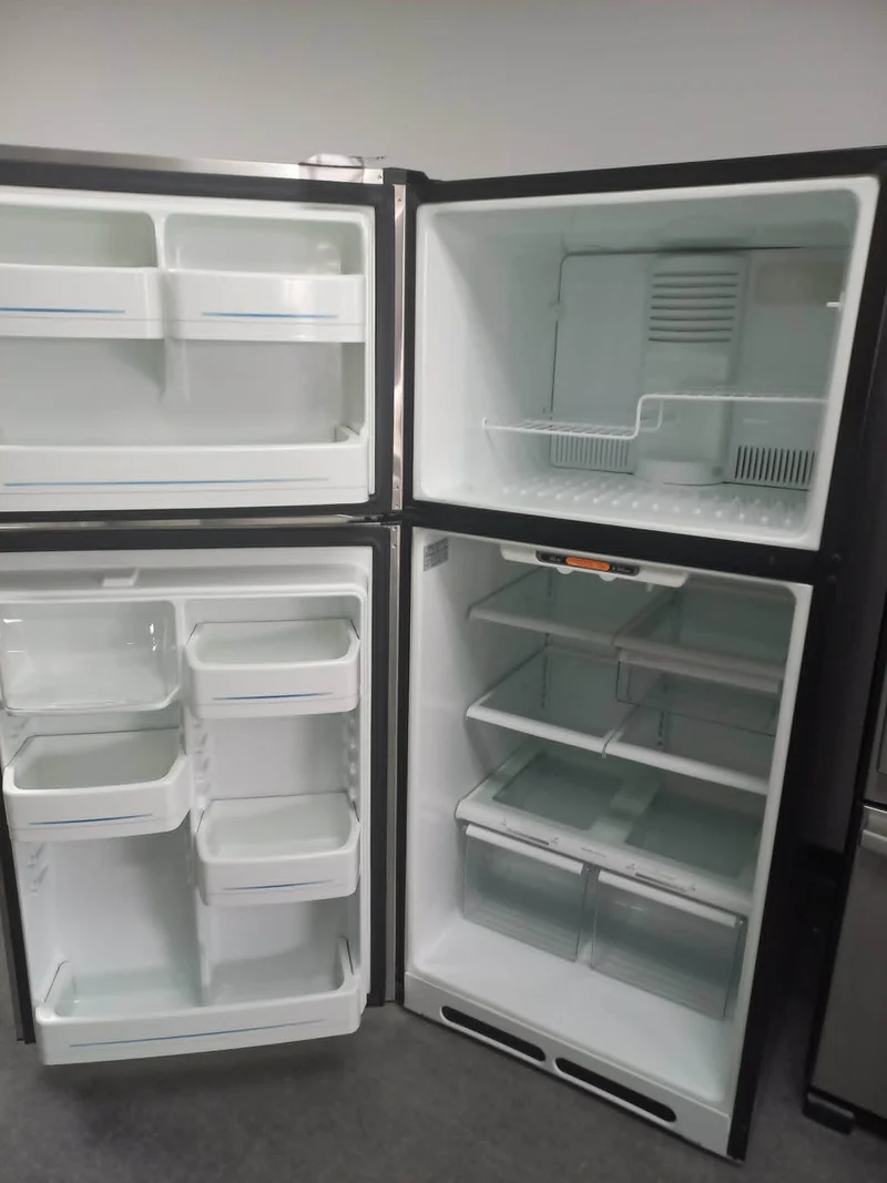GE 30 '' - Réfrigérateur congélateur supérieur - inox -reconditionné