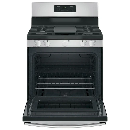 GE 30'' 5.0 pi cu Cuisinière à gaz - inox - JCGBS66SEKSS- Boîte Ouverte