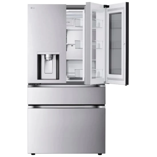 LG 36'' 29 pi cu Réfrigérateur avec Instaview - Pronfondeur MAXMD - Distributeur d’eau et de glaçons - Inox - LF29S8365S - Boîte ouverte