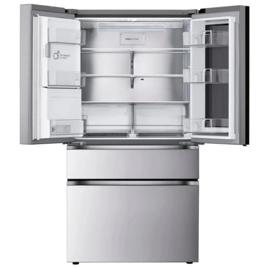 LG 36'' 29 pi cu Réfrigérateur avec Instaview - Pronfondeur MAXMD - Distributeur d’eau et de glaçons - Inox - LF29S8365S - Boîte ouverte