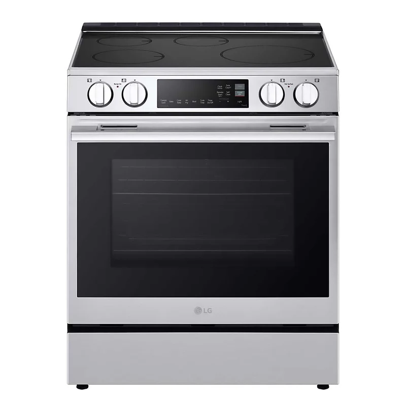 LG 30'' 6.3 pi cu Cuisinière Induction - Convection Pro BakeMD - Inox - LSIL6334XE - Boîte ouverte