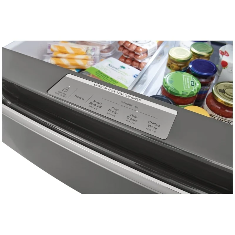 Frigidaire 36'' 21,5 pi cu Réfrigérateur 4 portes - profondeur comptoir - inox - GRMC2273CF - boîte ouverte