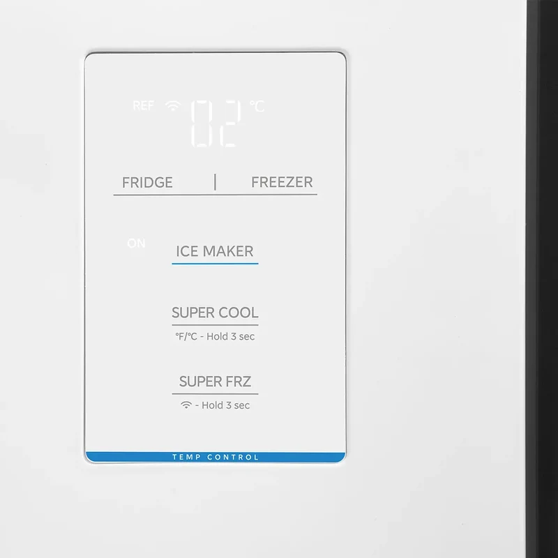Midea 33 '' 22.8 pi. cu - Réfrigérateur à congélateur Infèrieur - Inox - MRB23D5AST - Boîte ouverte