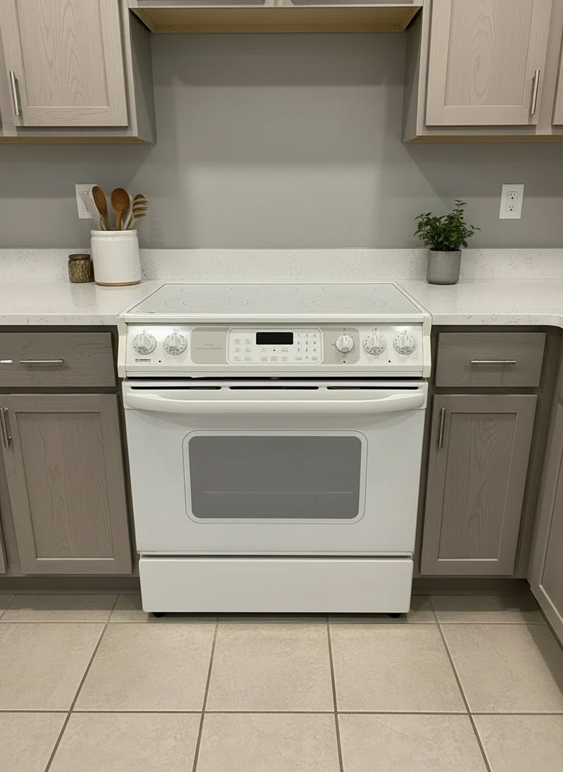 Kenmore 30" Cuisinière Vitrocéramique -Encastrée -Beige- Reconditionnée