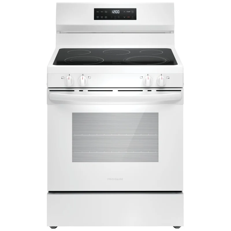 Frigidaire 30" 5.3 pi.cu - Cuisinière électrique - Blanche - FCRE306CAW - Boite ouverte