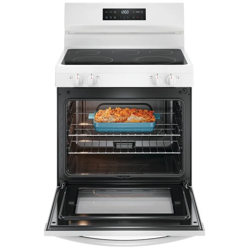 Frigidaire 30" 5.3 pi.cu - Cuisinière électrique - Blanche - FCRE306CAW - Boite ouverte