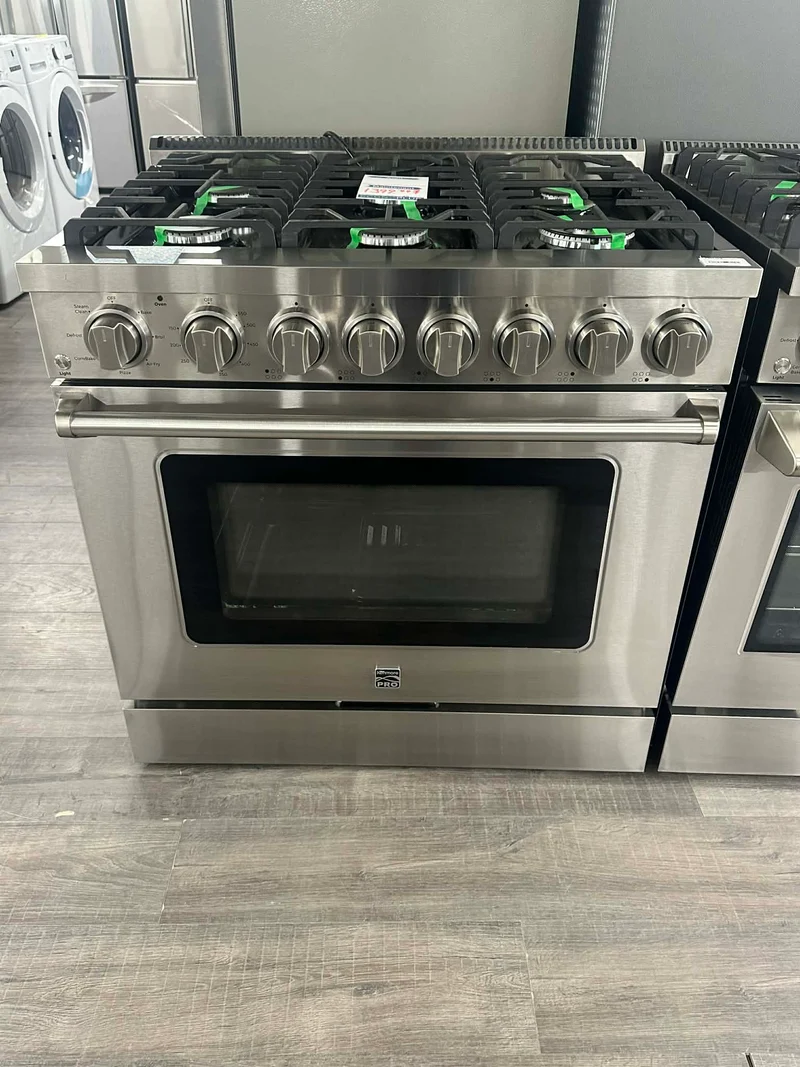 Kenmore Pro 36'' 6.2 pi.cu Cuisinière à gaz encastrable Inox - KKProGRFC36X6 - Boîte ouverte