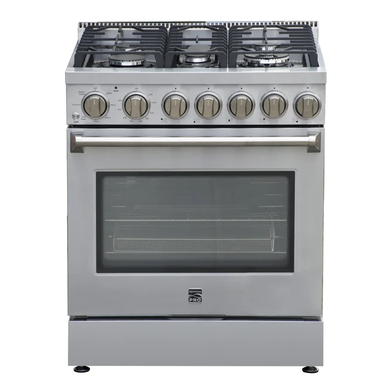 Kenmore Pro 30'' 5.0 pi.cu Cuisinière à gaz encastrable Inox - KKProGRFC30X5- Boîte ouverte