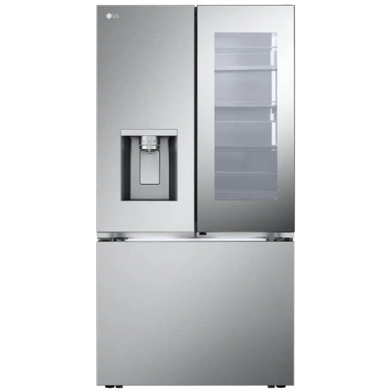 LG 36'' 26 pi cu Réfrigérateur portes francaises - Instaview - profondeur comptoir - inox - LRYKC2606S - boîte ouverte